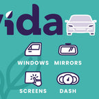 Glass Cleaner, Streak-Free Spray for Automotive Windows and Mirrors, 16oz