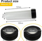 Wall Hung Toilet Pipe Connector, Durable Toilet Parts with Easy Replacement, Compatible with Geberit 152.404.46.1, Bidet & Bidet Parts