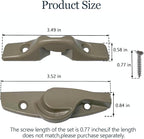 Window Lock for Andersen Sash Lock and Keeper,Window Latches,Window Sash Locks in Stone Color 1968 to Present(Including Fasteners)