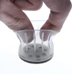 Slipstick GorillaFelt Chair Leg Floor Protectors for Hardwood Floors, Clear Sleeve Felt Pads for Furniture That Stay On, Fits Round & Square Legs, Includes 8 Premium Transparent Chair Socks, CB186