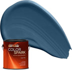 Rust-Oleum Color Spark Interior Paint and Primer in One, Matte, Denim, 1 Gallon