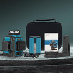 Takamine Laser Level 360 Self Leveling, 3x360° Cross Line Lazer Leveler Tool for Construction and Picture Hanging, 3D 12 Lines Green Laser Level with Rechargeable Lithium Battery, APP Control