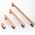 COTYKILEY 10 Pack 9Inch(228mm) Antique Brass Kitchen Cabinet Handles Cabinet Pulls Vintage Drawer Pulls Aged Gold Bronze Kitchen Cabinet Hardware