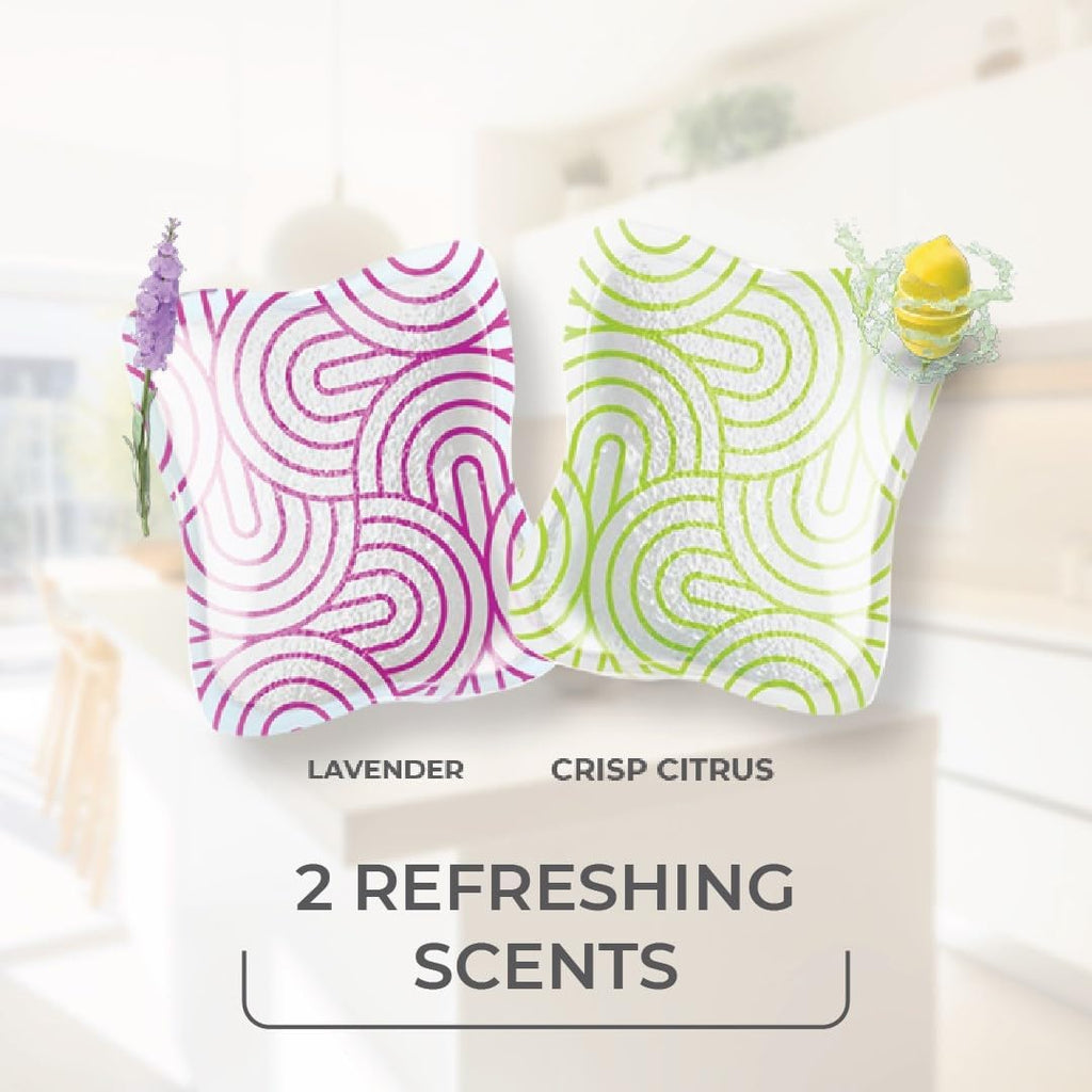 O-Cedar Floor Cleaning 40ct Pacs with Citrus Scent 10ct (2-Packs) and Lavender Scent 10ct (2-Packs)