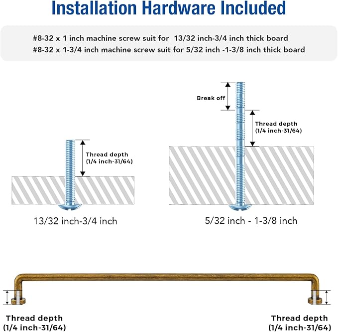 JOY DECOR Cabinet Pulls – 12-3/5 Inch Hole Center, Antique Brass, 10 Pack, Zinc Alloy Cabinet Handles for Drawers & Cupboard – Vintage Style Hardware for Kitchen, Bathroom, Dresser, Furniture Makeover