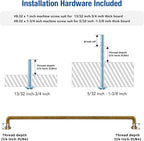 JOY DECOR Cabinet Pulls – 12-3/5 Inch Hole Center, Antique Brass, 10 Pack, Zinc Alloy Cabinet Handles for Drawers & Cupboard – Vintage Style Hardware for Kitchen, Bathroom, Dresser, Furniture Makeover