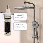 Shower Cartridge Replacement Compatible with Moen 1222, Brass Stem, Pressure-Balanced, Includes Retaining Clip and Disassembly Tool, for One-Handle Posi-Temp Tub & Shower Faucet (1-Pack)