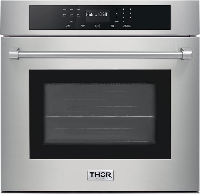 THOR Kitchen Professional 30-Inch Electric Convection Wall Oven in Stainless Steel - Model HEW3001