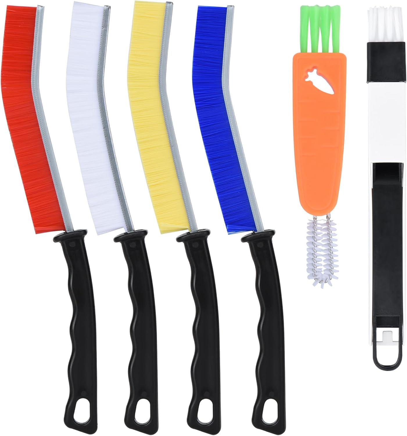 6Pcs Crevice Cleaning Brush,Cleaning Supplies Cleaning Brush Tools Crevice Cleaning Brushes for Household Use Bathroom Tiles Kitchen Practical and Durable