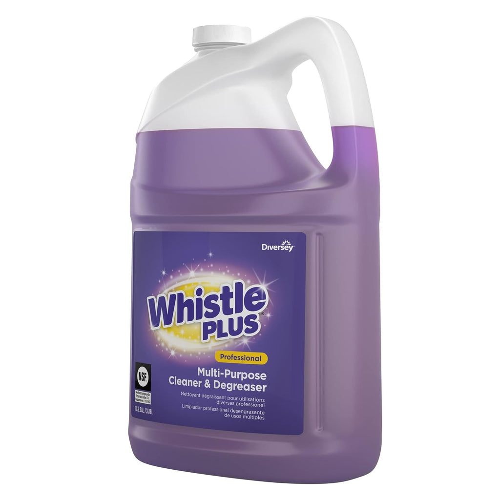 Diversey CBD540588 Whistle Plus Professional Multi Purpose Cleaner & Degreaser, Heavy Duty Stain Remover with Citrus Scent, Ready-to-Use Refill, 1-Gallon