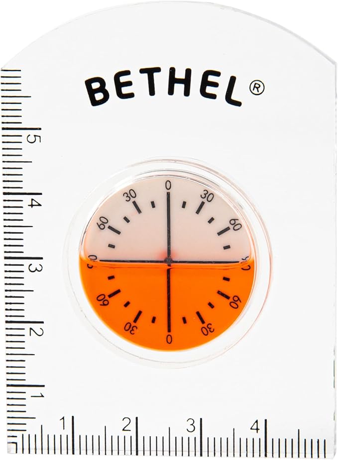 BETHEL Circular Bubble Level Bullseye Degree Marked Surface Round Spirit Levels Measuring Tool