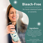 Therapy Bathroom Cleaner Spray 24 fl oz. (3-Pack) - Daily Shower Cleaner for Soap Scum, Hard Water Stains – Non-Toxic, Bleach-Free, Foaming Formula for Grout, Tile, Tubs, Glass and Bathroom