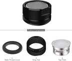 4PCS 2.2 GPM Faucet Aerator, 2 Pack Aeration Filter Replacement Parts With Brass Housing 15/16 Inch 24mm Male Thread Aerator Faucet Filter With Gasket For Kitchen And Bathroom (Black)