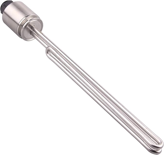 DERNORD 1.5 Inch (OD50.5mm) Tri-clamp Foldback Heating Element Stainless Steel Immersion Water Heater (240v 5500w)