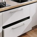 6 Pack Brushed Satin Nickel Cabinet Pulls 12.6 Inch Kitchen Cabinet Handles Cabinet Hardware Kitchen Handles for Cabinets Wardrobe Pulls Nickel Dresser Pulls Drawer Handle