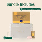 CLEANOMIC Wood and Flooring Cleaning Tablets and Tablet Tin Bundle