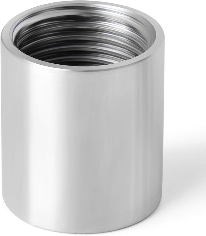 TAISHER 2PCS 304 Stainless Steel Cast Pipe Fitting, Coupling, 3/4" x 3/4" NPT Female Threaded