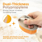 Fuller Brush Easy Hold Scrubby Scrub Brush - Quickly Scrub Stains & Spots on Any Surface - All Purpose Cleaning Scrubber with Ergonomic Looped Handle for Scrubbing Vegetables, Laundry, Shoes & Tub