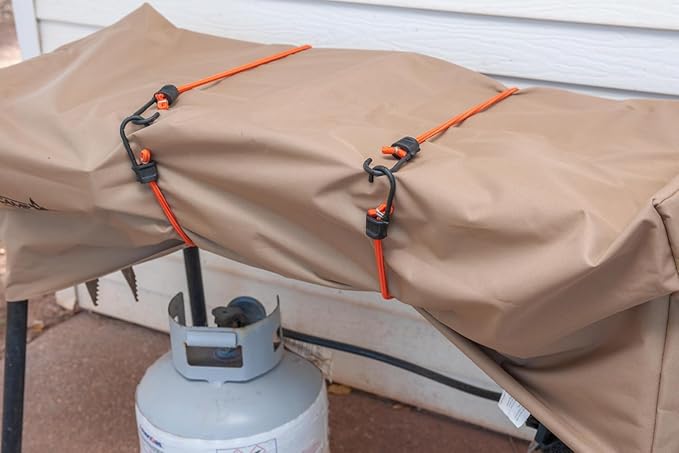 Keeper - 36” Bungee Cord with SST Hooks, 4 Pack - UV And Weather-Resistant