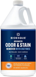 Bioesque Advanced Odor & Stain Remover with Enzymes, 1 Gallon (Pack of 1)