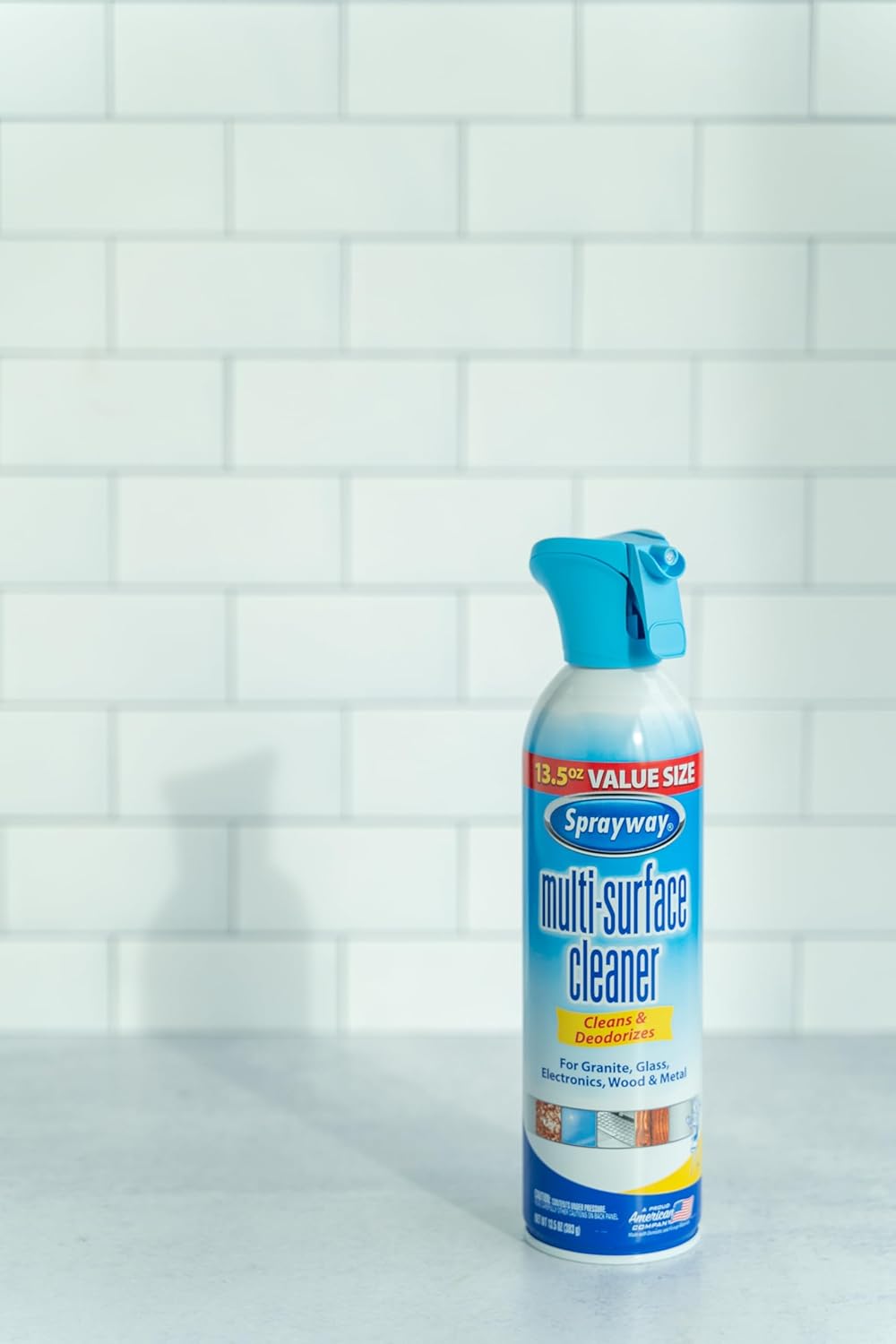 Sprayway Multi-Surface Cleaner, 13.5oz, Pack of 6 | All-Purpose Cleaner for Granite, Glass, Wood, Metal | Ideal for Cabinets, Appliances, Furniture, Household Hard Surfaces