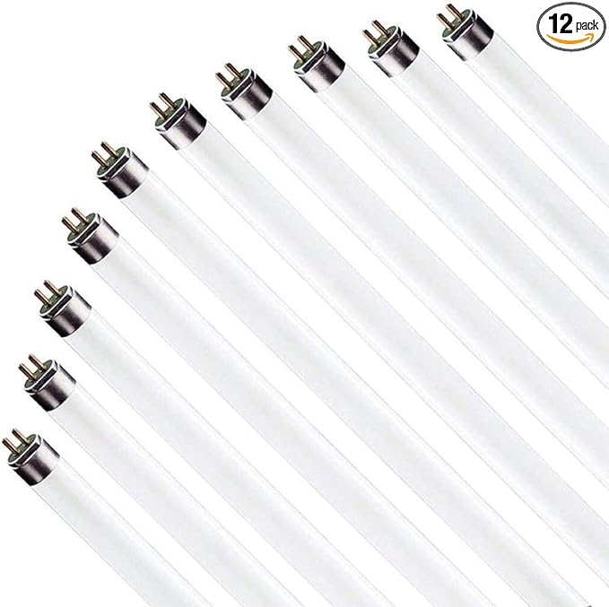 Circle (12 Pack F17T8/841 17W 24 Inch T8 Fluorescent Tube Light Bulb, 4100K Cool White, Medium Bi-Pin (G13) Base, 17 Watt T8 Light Bulbs