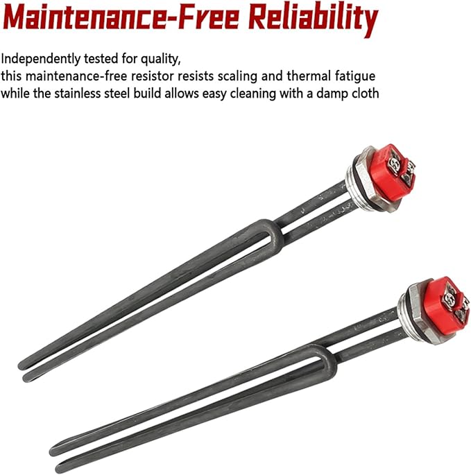 SP10869ML 240V 4500W Water Heater Element Fit for Rheem GE Ruud Heaters, Screw-In Resistor Element for 2NPH0613-0AO0 2NPH0811-0BB0 3PH2912-1AB0 3PH3003-1AA0