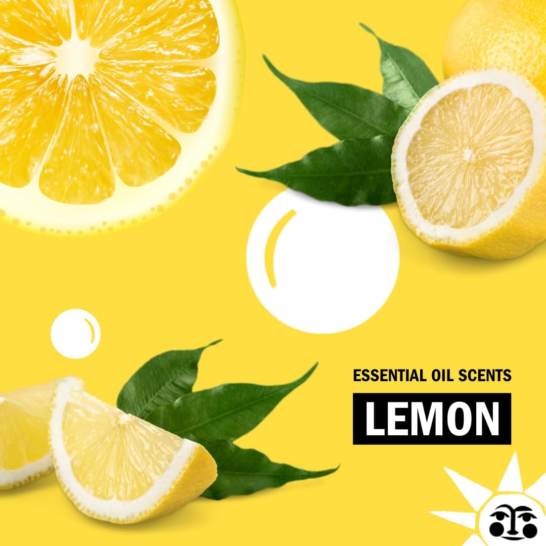 Molly's Suds Toilet Bowl Cleaner (Non-Bleach) | 98% Plant-Based Gel Formula Freshens, Removes Stains and Deodorizes | Lemon Scent - 23 Fl Oz (Pack of 3)