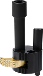 97258 Tub Drain Removal Tool, Multi-Scene Extraction Tool, Golden Extractor for Tub Drain Plumbing Repairs, for Use with 3/8" Drive Ratchet Wrenches, One-Size-Fits-All Design for Many Specifications