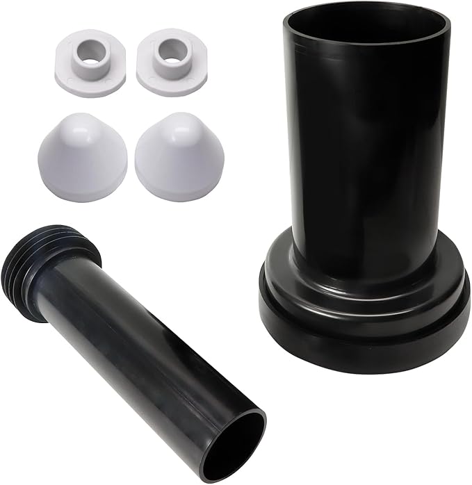 Wall Hung Toilet Hidden Tank Drain Pipe Set, Durable Plastic Compatible with TOTO THU334#01 - Includes Drain and Flush Pipes, Nuts, Easy Installation Fit TOTO Toilet Replacement Parts