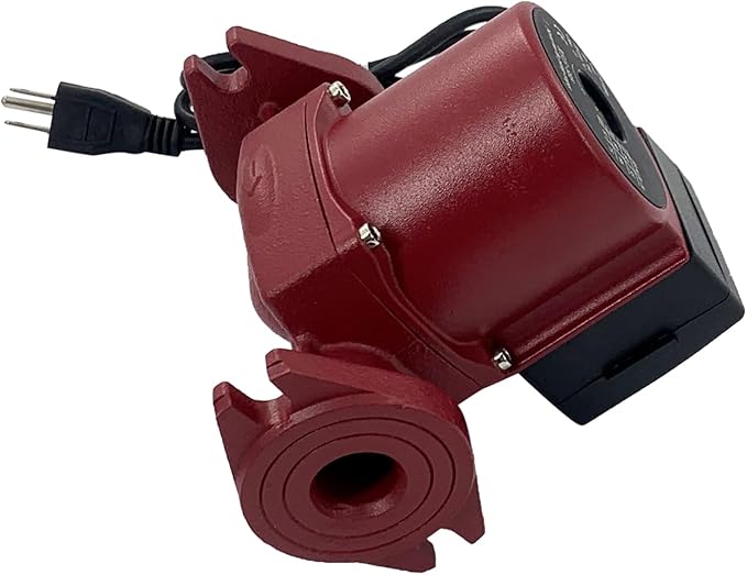 UPS15-58FRC 59896343 Three-Speed Circulator Pump 115V, 1/25HP, Hot Water Circulator, radiant heating, hydronic heating, fan coil heating, solar and other system types, Compatible with Grund-fos