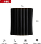 Black Gypsum Modern LED Wall Sconces Wall Lighting Set of 2, Indoor Hardwired Walls Mount Light Fixtures Up Down Lamp for Hallway Bedroom Living Room Dining Room【Bulbs Included】
