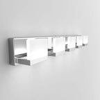 Tipace 5 Lights Modern Chrome Vanity Light for Bathroom Wall Light Up and Down LED Bathroom Light Fixtures Over Mirror(White Light 6000K)