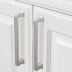 COTYKILEY 10 Pack 6-1/4 Inch(160mm) Brushed Satin Nickel Cabinet Handles Kitchen Cabinet Pulls Cabinet Door Handles Kitchen Cabinet Hardware Cupboard Drawer Pulls Dresser Handles