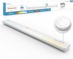 LED Under Cabinet Lighting Motion Sensored Hardwired with Built-in Dimmer, 32 Inch 16W Dimmable 5 Color 2700/3000/3500/4000/5000K, Linkable Eyes Care for Kitchen, Counter, ETL Listed, White