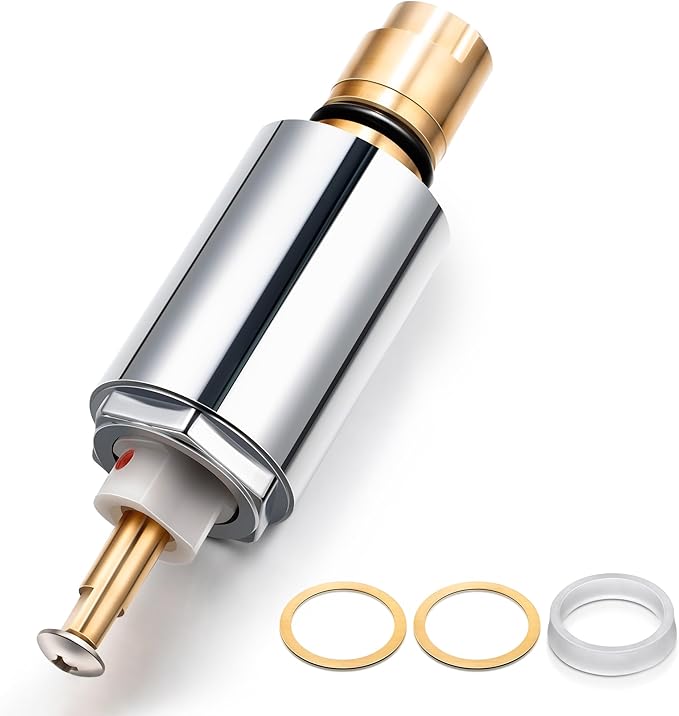 Dreyoo Shower Cartridge Replacement for MS-5AT-C, Compatible with Mixet Bathroom Single Handle Faucets, Shower Valve Parts for Single Tub and Shower Handles, Faucet Stem Repair Kits for Shower Faucet