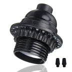 6 Pack Lamp Socket Replacement, Phenolic Medium Base Light Socket, E26 Screw Bulbs Edison Retro Pendant Lamp Holder, Lampshade Ring, 1/8 IP Thread Cap (Lamp Socket Keyless)