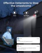 REOLINK 4K PTZ Wi-Fi 6 Security Camera System with Auto-Zoom Tracking, 6X Hybrid Zoom, 360° Coverage, Spotlight Color Night Vision, AI Detection, No Monthly Fees, 2TB HDD NVR with 2X TrackMix WiFi