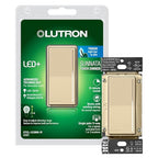 Lutron Sunnata Touch Dimmer Light Switch, LED+ Advanced Technology for LED and Incandescent, 3 Way/Multi Location, STCL-153M-IV, Ivory
