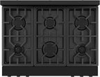 Gordon Ramsay by THOR Kitchen 36 Inch Professional Gas Range with Tilt Panel Touch Control in Black