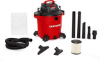 CRAFTSMAN CMXEVBE17596 20 Gallon 6.5 Peak HP Wet/Dry Shop Vac, Heavy-Duty Shop Vacuum Wet and Dry with Filter, Dust Bag, Hose and Attachments for Shop, Garage, Jobsite Cleaning