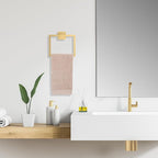 TURS 10-Piece Bathroom Hardware Accessories Set Brushed Gold Towel Bar Holder Set SUS304 Stainless Steel Towel Racks for Bathroom Wall Mounted, 23.6-Inch