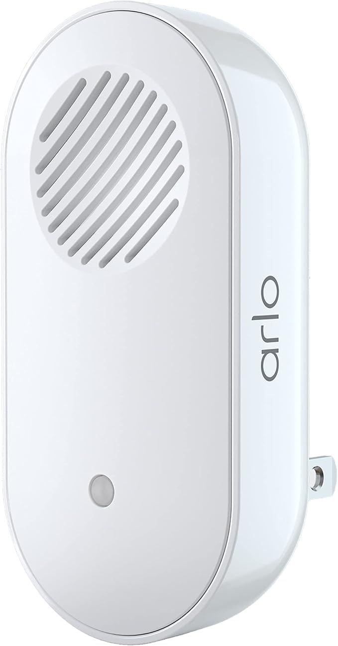 Arlo Chime 2, Built-in Siren, Audible Alerts, Customizable Melodies, Wi-Fi Connected, Compatible with: Wired/Wireless Doorbell Camera, Security Cameras,Smart Home Devices(Does not Work: Pro, Ultra)