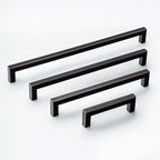 10 Pack Oil Rubbed Bronze Cabinet Pulls 3 3/4 Inch Stainless Steel Kitchen Cabinet Hardware Square Kitchen Handles for Cabinets Cupboard Handles Drawer Pulls