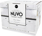 Nuvo Titanium Infusion Cabinet Makeover Kit - Easy DIY 7-Piece Set, Brilliant White, Long-Lasting Finish