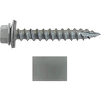 #14 Metal ROOFING SCREWS: (250) Screws x 1-1/2" LIGHT GRAY Hex Washer Head Sheet Metal Roof Screw. Self starting/tapping EPDM washer. Colored head for corrugated roofing