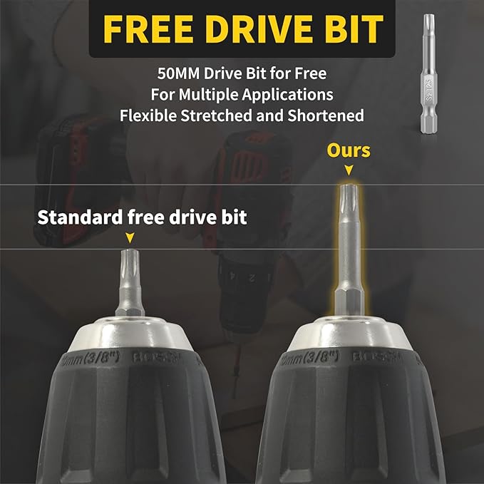 Wood Screws 4 Inch, FIXLINK Deck Screws #10 x 4, 105 PCS, Epoxy Coated, T25 Star Bit Above 1500 Hour Salt Spray Coating Outdoor Decking Screws Excellent Rust Resistant for Wood Fence, Tan