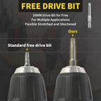 Wood Screws 4 Inch, FIXLINK Deck Screws #10 x 4, 50 PCS, Epoxy Coated, T25 Star Bit Above 1500 Hour Salt Spray Coating Outdoor Decking Screws Excellent Rust Resistant for Wood Fence, Tan