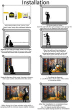 Autumn Sunshine in The Woods Wallpaper, Natural Landscape Mural, Modern Living Room Bedroom Backdrop Wall Mural(Non-self-Adhesive)