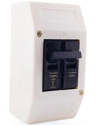 Unit Mount Circuit Breaker, THQC21100WL 2P 100 Amp Breaker, Molded Case Circuit Breaker Feed-Thru, 120/240VAC, Standard
